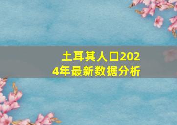 土耳其人口2024年最新数据分析