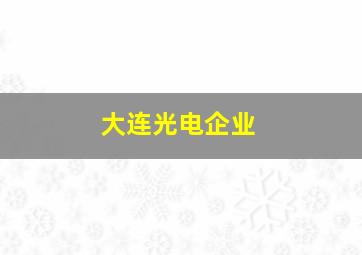 大连光电企业