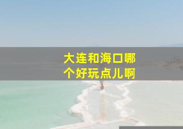 大连和海口哪个好玩点儿啊