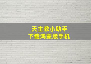 天主教小助手下载鸿蒙版手机