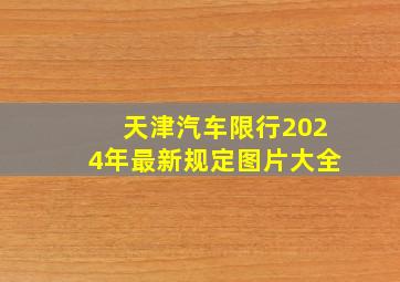 天津汽车限行2024年最新规定图片大全