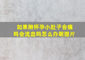 如果刚怀孕小肚子会痛吗会流血吗怎么办呢图片