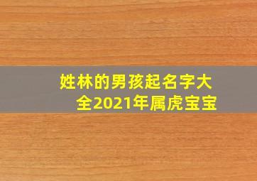 姓林的男孩起名字大全2021年属虎宝宝