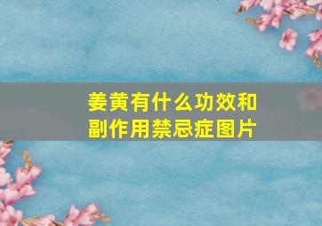 姜黄有什么功效和副作用禁忌症图片