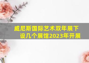 威尼斯国际艺术双年展下设几个展馆2023年开展