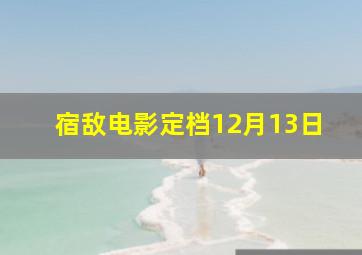 宿敌电影定档12月13日