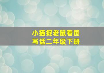 小猫捉老鼠看图写话二年级下册