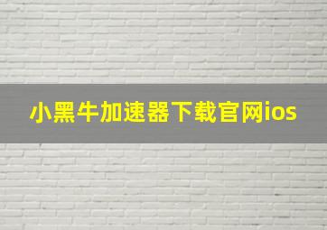 小黑牛加速器下载官网ios