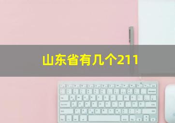 山东省有几个211