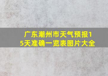 广东潮州市天气预报15天准确一览表图片大全