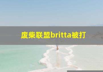 废柴联盟britta被打