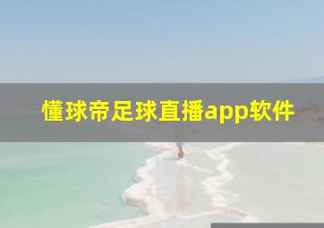 懂球帝足球直播app软件