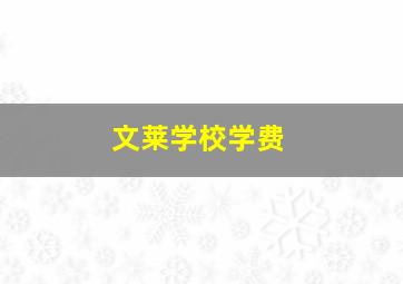 文莱学校学费