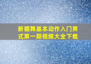 新疆舞基本动作入门男式第一期视频大全下载