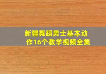 新疆舞蹈男士基本动作16个教学视频全集