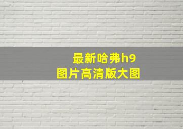 最新哈弗h9图片高清版大图