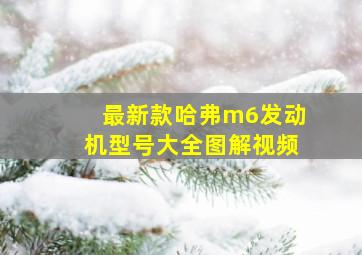 最新款哈弗m6发动机型号大全图解视频