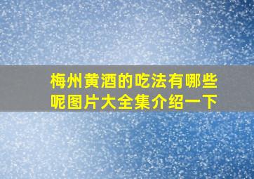 梅州黄酒的吃法有哪些呢图片大全集介绍一下