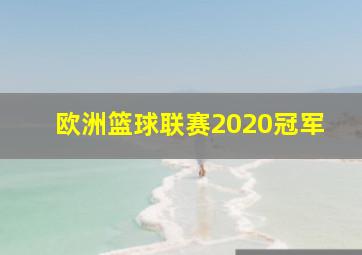 欧洲篮球联赛2020冠军