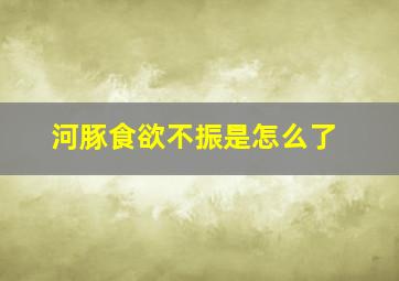 河豚食欲不振是怎么了