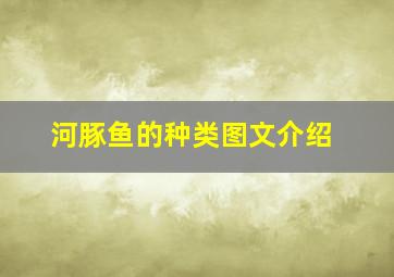 河豚鱼的种类图文介绍