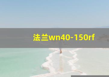 法兰wn40-150rf