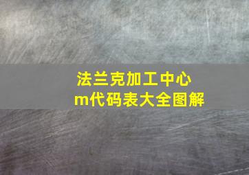 法兰克加工中心m代码表大全图解