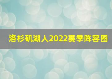 洛杉矶湖人2022赛季阵容图