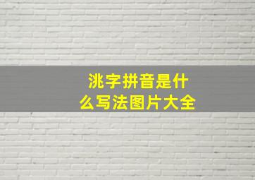 洮字拼音是什么写法图片大全