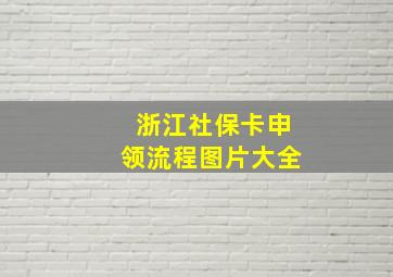 浙江社保卡申领流程图片大全