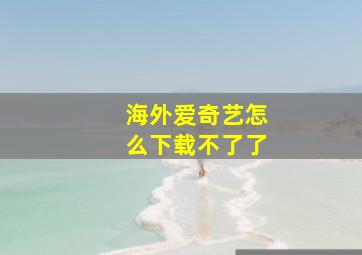 海外爱奇艺怎么下载不了了