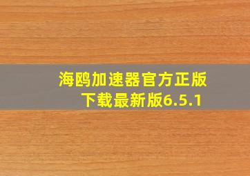 海鸥加速器官方正版下载最新版6.5.1