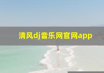 清风dj音乐网官网app