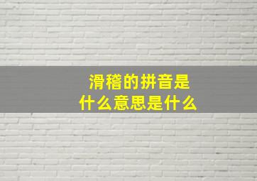 滑稽的拼音是什么意思是什么