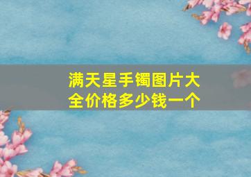 满天星手镯图片大全价格多少钱一个