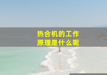 热合机的工作原理是什么呢