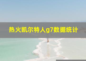 热火凯尔特人g7数据统计