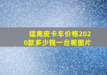 猛禽皮卡车价格2020款多少钱一台呢图片