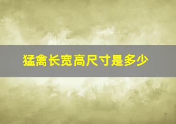 猛禽长宽高尺寸是多少