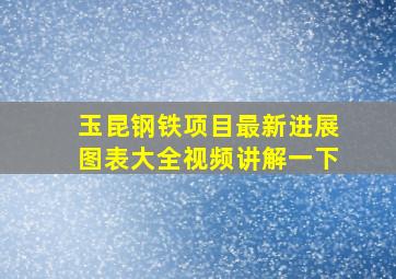 玉昆钢铁项目最新进展图表大全视频讲解一下