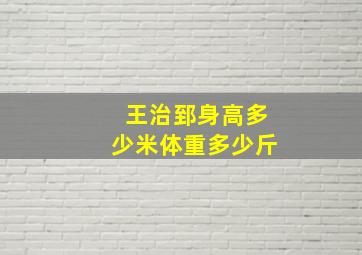 王治郅身高多少米体重多少斤