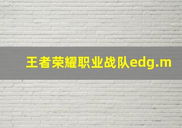 王者荣耀职业战队edg.m