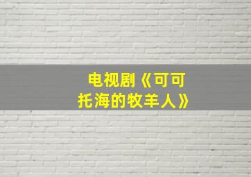 电视剧《可可托海的牧羊人》