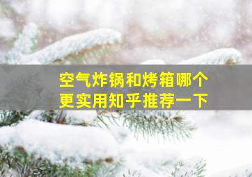 空气炸锅和烤箱哪个更实用知乎推荐一下