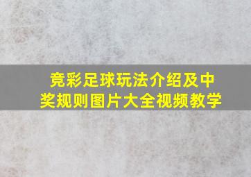 竞彩足球玩法介绍及中奖规则图片大全视频教学