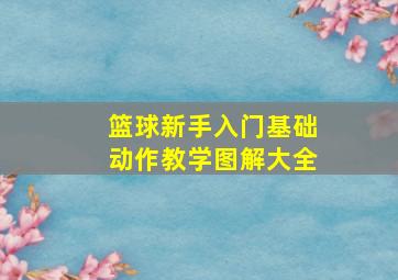 篮球新手入门基础动作教学图解大全