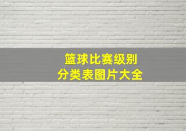 篮球比赛级别分类表图片大全