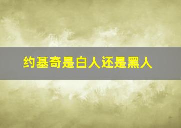 约基奇是白人还是黑人