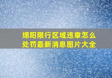 绵阳限行区域违章怎么处罚最新消息图片大全