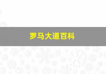 罗马大道百科